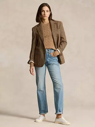 POLO RALPH LAUREN | Pullover Coupe Slim JULIANNA | camel